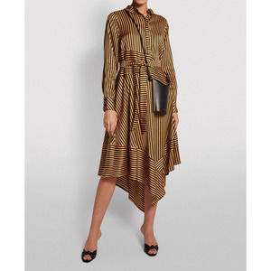 Munthe | Dresses | Munthe Manetta Striped Midi Shirtdress In Sand Size | Poshmark Munthe | Dresses | Munthe Manetta Striped Midi Shirtdress In Sand Size | Poshmark
